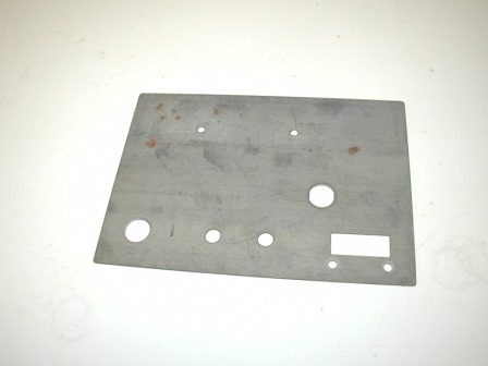 Over / Under Coin Door Controls Empty Plate  (Item #1) $7.99